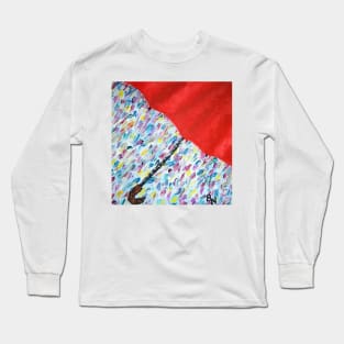 Il cielo che piange di gioia by my daughter Beatrice Nicastro. Long Sleeve T-Shirt